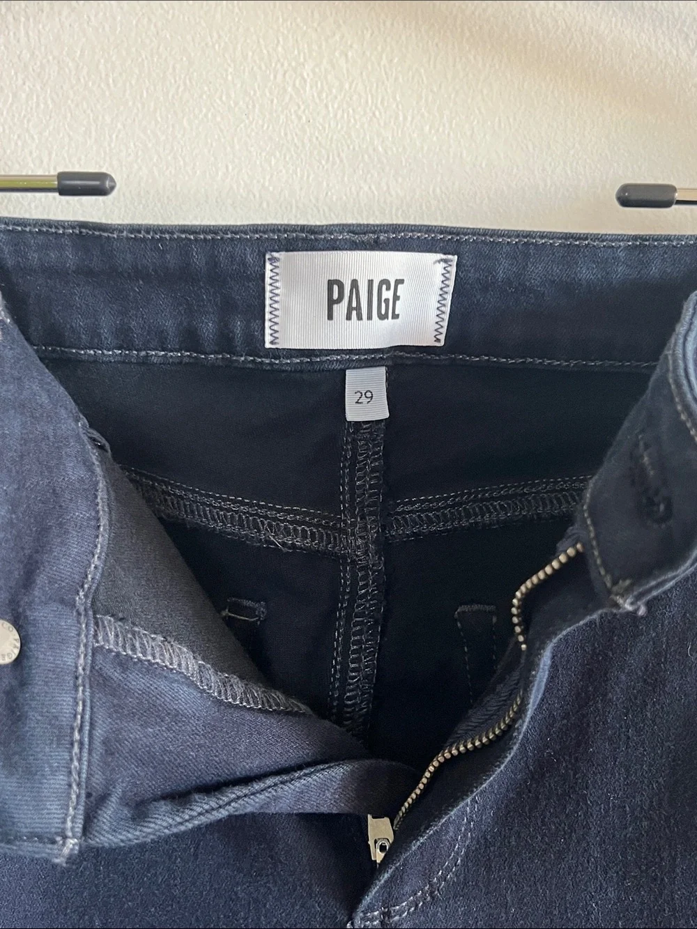 PAIGE Midnight Blue Skinny Jeans - Hoxton Ankle